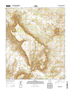 Tejana Mesa 2013 topographic map thumbnail