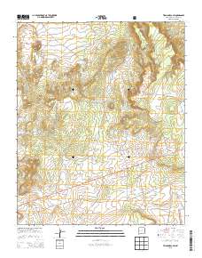 Tejana Mesa SW 2013 topographic map thumbnail