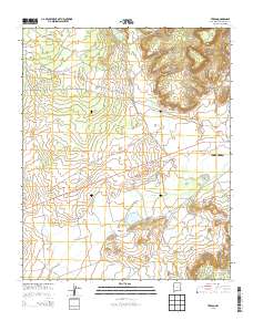 Tekapo 2013 topographic map thumbnail