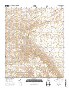 Texas Hill 2013 topographic map thumbnail