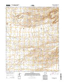 The Pillar NW 2013 topographic map thumbnail