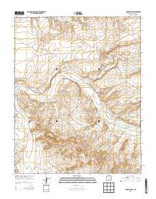 Hunter Wash 2013 topographic map thumbnail