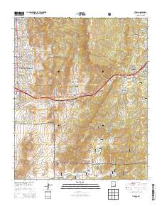 Tijeras 2013 topographic map thumbnail