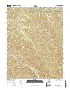 Tin Pan Canyon 2013 topographic map thumbnail