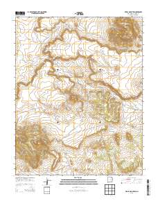 Tinaja Mountain 2013 topographic map thumbnail