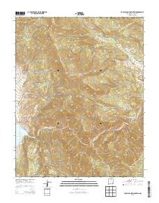 Touch-Me-Not Mountain 2013 topographic map thumbnail