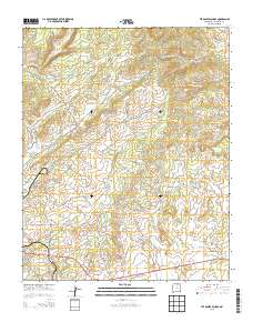 Tse Bonita School 2013 topographic map thumbnail