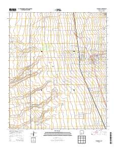 Tularosa 2013 topographic map thumbnail