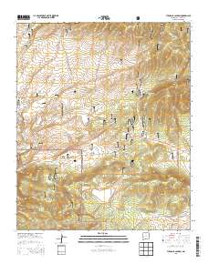 Tularosa Canyon 2013 topographic map thumbnail