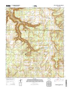 Upper Galestina Canyon 2013 topographic map thumbnail