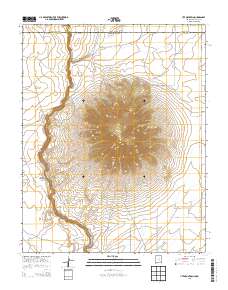 Ute Mountain 2013 topographic map thumbnail