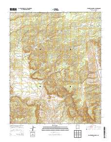 Vanderwagen Draw 2013 topographic map thumbnail