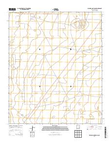 Walking Cane Ranch 2013 topographic map thumbnail