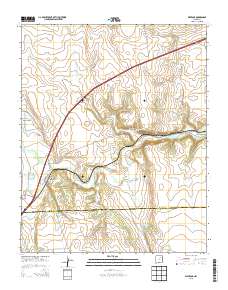 Watrous 2013 topographic map thumbnail