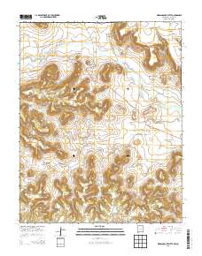 Wedding Cake Butte 2013 topographic map thumbnail