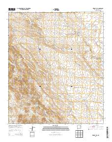 Werney Hill 2013 topographic map thumbnail