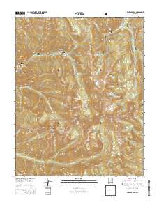Wheeler Peak 2013 topographic map thumbnail