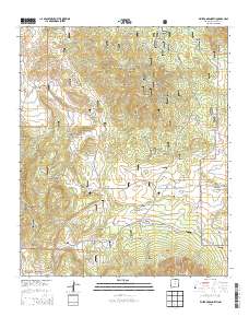 White Oaks North 2013 topographic map thumbnail