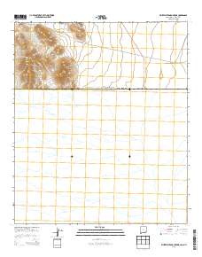 Whitewater Mountains 2013 topographic map thumbnail