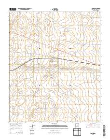 Yeso NW 2013 topographic map thumbnail