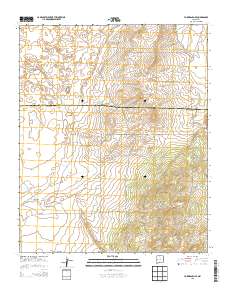 York Ranch SE 2013 topographic map thumbnail
