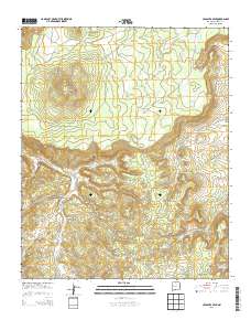 Cebollita Peak 2013 topographic map thumbnail