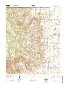 Coyote Canyon NW 2013 topographic map thumbnail
