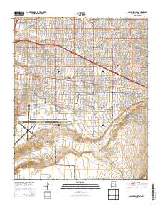 Albuquerque East 2013 topographic map thumbnail