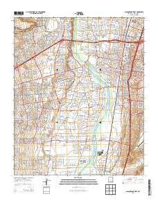 Albuquerque West 2013 topographic map thumbnail