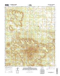 Alegres Mountain 2013 topographic map thumbnail