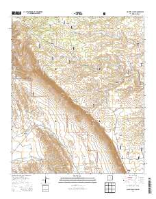 Algerita Canyon 2013 topographic map thumbnail