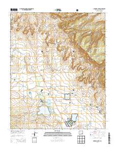 Ambrosia Lake 2013 topographic map thumbnail