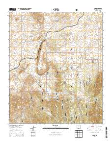 Ancho 2013 topographic map thumbnail