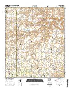 Ares Peak 2013 topographic map thumbnail