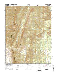 Ash Mountain 2013 topographic map thumbnail
