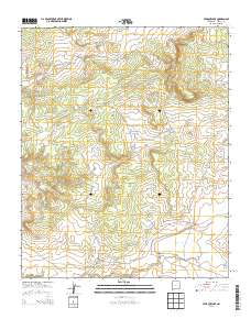 Atarque Lake 2013 topographic map thumbnail