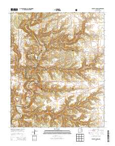 Beaver Canyon 2013 topographic map thumbnail