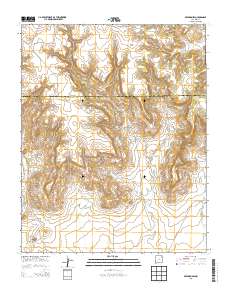 Beenham SW 2013 topographic map thumbnail