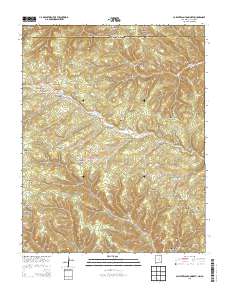 Caliente Canyon North 2013 topographic map thumbnail