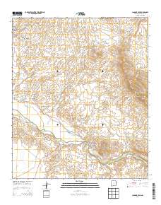 Canador Peak 2013 topographic map thumbnail