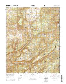Canjilon 2013 topographic map thumbnail