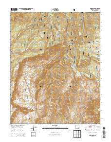 Canjilon SE 2013 topographic map thumbnail