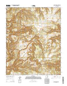 Canon Encierro 2013 topographic map thumbnail