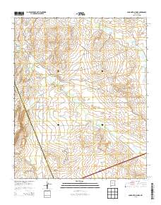 Canoncito School 2013 topographic map thumbnail