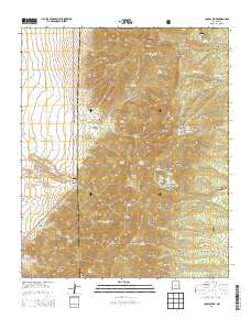 Capilla Peak 2013 topographic map thumbnail