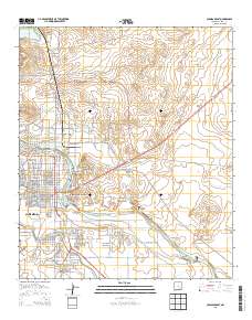 Carlsbad East 2013 topographic map thumbnail
