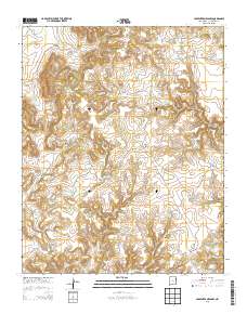 Carpenter Mesa NW 2013 topographic map thumbnail