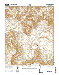 Carpenter Mesa SW 2013 topographic map thumbnail