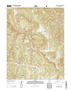 Carracas Canyon 2013 topographic map thumbnail