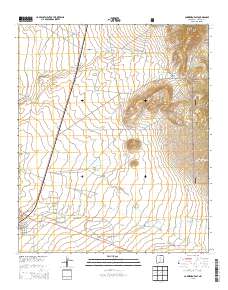 Carrizozo East 2013 topographic map thumbnail